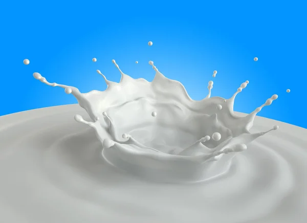 Salpicadura de leche — Foto de Stock