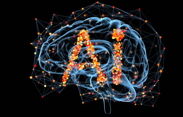 Koncepcja Uczenia Maszynowego Sztucznej Inteligencji Ilustracja — Zdjęcie stockowe