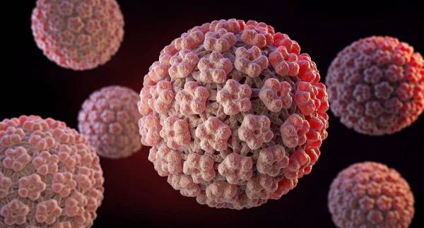 Papilomavírus Humano Hpv Vírus Dna Família Papilomavírus Ilustração — Fotografia de Stock