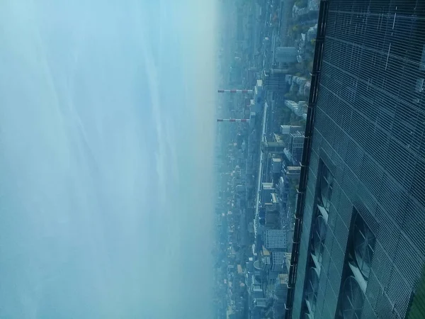Ουρανοξύστες Της Μόσχας Από Τους Οποίους Ανοίγει Μια Πανέμορφη Θέα — Φωτογραφία Αρχείου