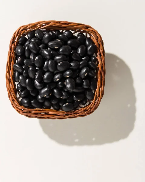 Phaseolus Vulgaris Vědecké Jméno Black Turtle Bean Legume Také Známý — Stock fotografie