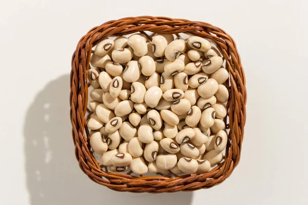 Vigna Unguiculata Black Eyed Pea Cinsinin Bilimsel Adıdır Keçi Bezelyesi — Stok fotoğraf