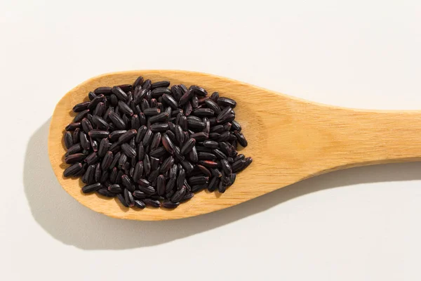 Oryza Sativa Ett Vetenskapligt Namn Black Rice Frö Även Känd — Stockfoto