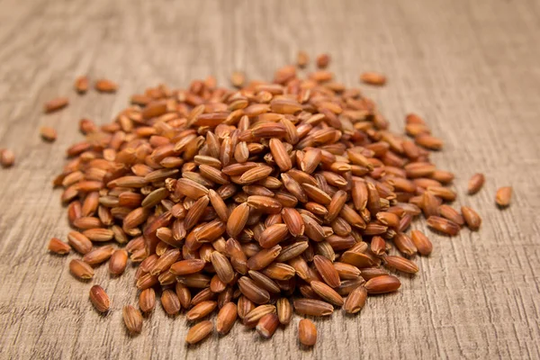 Oryza Sativa Scientific Name Bhutanese Red Rice Seed Also Known — Stock Photo, Image