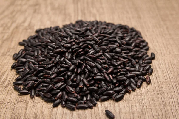 Oryza Sativa Nombre Científico Semilla Arroz Negro También Conocido Como — Foto de Stock