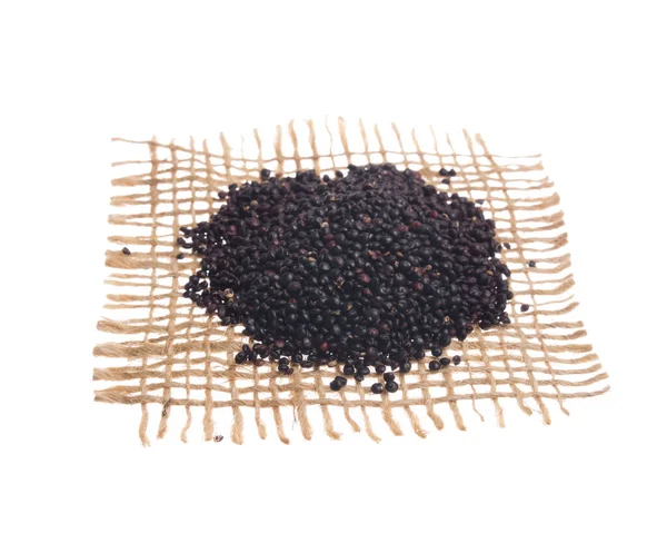 Chenopodium Quinoa Ett Vetenskapligt Namn Black Quinoa Frö Kärnor Över — Stockfoto