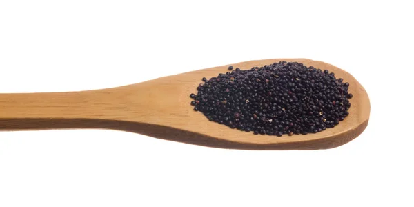 Chenopodium Quinoa Ett Vetenskapligt Namn Black Quinoa Frö Kärnor Över — Stockfoto