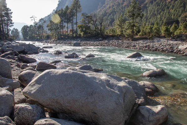 A small brook flowing through the valleys — 스톡 사진