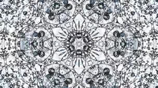 Pastell Kaleidoskop Sequenzmuster Abstrakte Bewegungsgrafik Hintergrund Kaleidoskop Für Yoga Clubs — Stockvideo