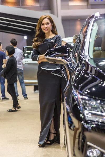 在 33nd 的泰国国际汽车博览会不明的模型 — 图库照片