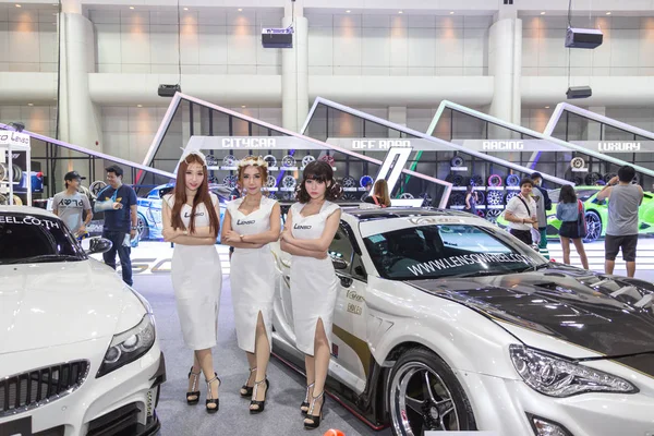 Auto Peugeot in Thailandia International Motor Expo 2016 — Foto Stock