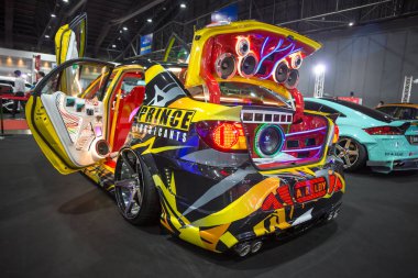 Modifiye araba gösterisi Show'da Bangkok uluslararası Auto Salon 2017