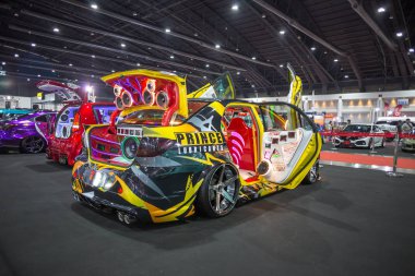 Modifiye araba gösterisi Show'da Bangkok uluslararası Auto Salon 2017