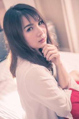 saç stili, Asya kadın vintage tarzı renk tonu