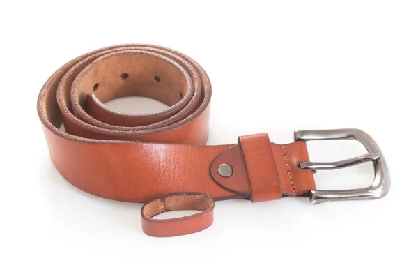 Leather belt isolated — Stock Photo, Image
