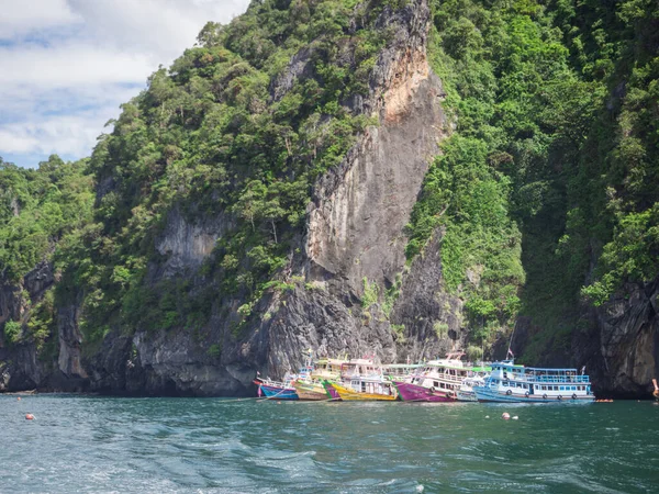 Trung Thailand 2016 Blick Auf Ein Traditionelles Boot Einem Strand — Stockfoto