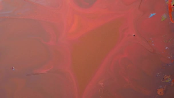 抽象的な色のデザインカラフルな渦の背景 アクリルの質感の背景 — ストック動画