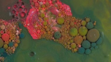 Soyut renk tasarımı renkli girdap arkaplanı. Sarı ve yeşil akrilik arkaplan.