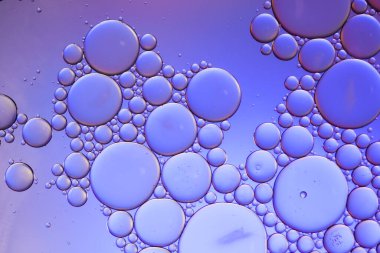 Suyun üzerinde yüzen yağ damlasının renkli sanatçısı.