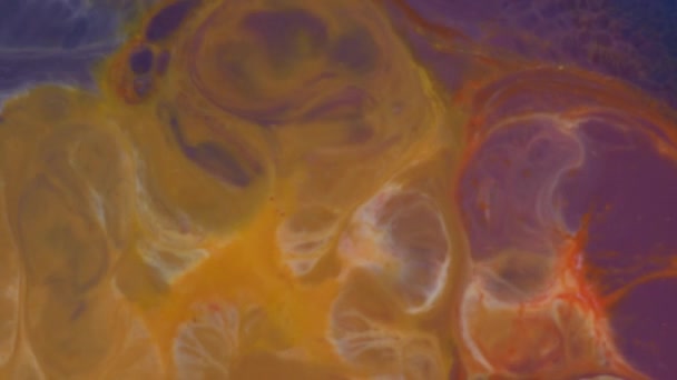抽象的な色のデザインカラフルな渦の背景 アクリル色背景 — ストック動画