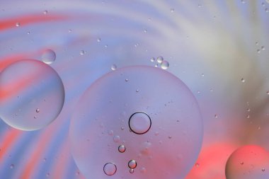 Suyun üzerinde yüzen yağ damlasının renkli sanatçısı.