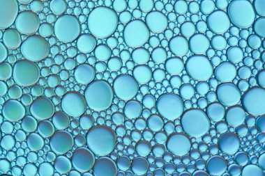 Suyun üzerinde yüzen yağ damlasının renkli sanatçısı.