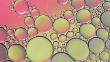 Suyun üzerinde yüzen yağ damlasının renkli sanatçısı.