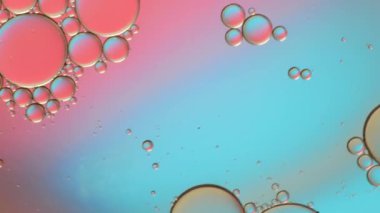 Suyun üzerinde yüzen yağ damlasının renkli sanatçısı.