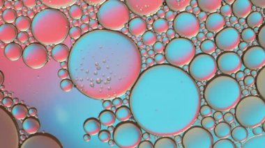 Suyun üzerinde yüzen yağ damlasının renkli sanatçısı.