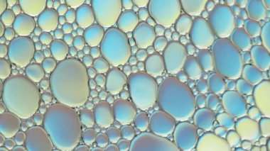 Suyun üzerinde yüzen yağ damlasının renkli sanatçısı.