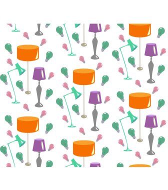 Farklı lambalar ve ampuller.