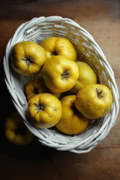 Autumn still life with quinces — Stock Photo, Image