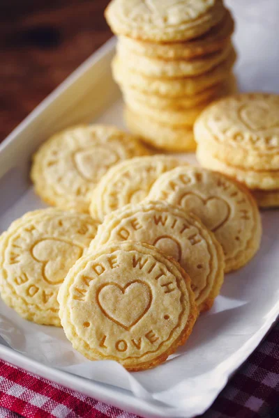 Biscuits au beurre gaufré — Photo