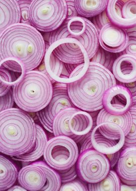 Red Onion Slices clipart