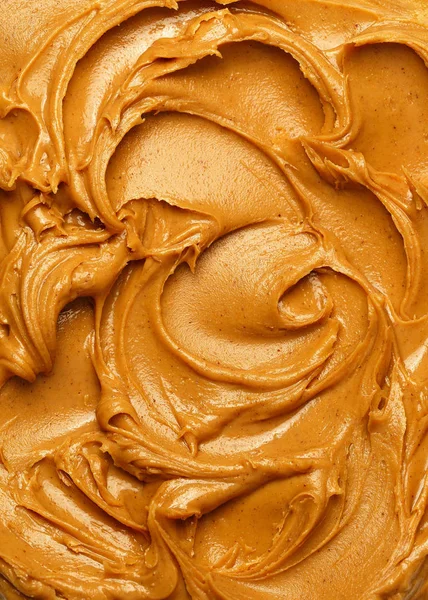 Cremige Erdnussbutter — Stockfoto