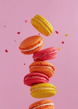 Uçan Macarons yakın çekim