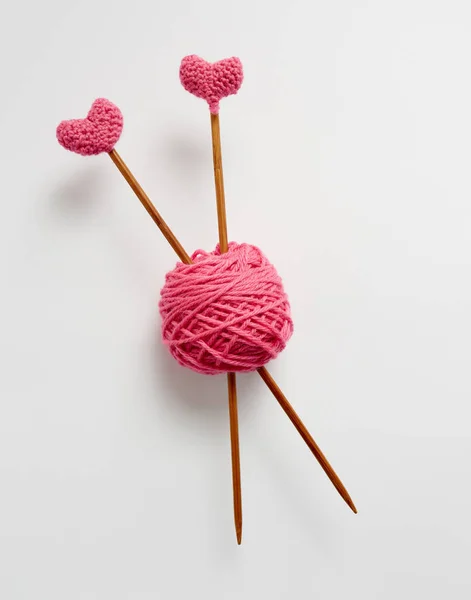 Love Knitting concept — Fotografie, imagine de stoc