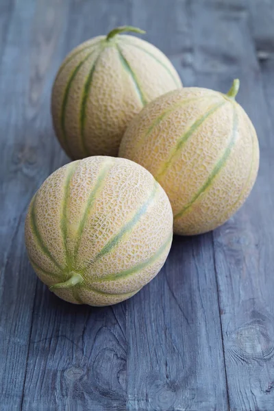 Čerstvý kantalup melouny — Stock fotografie