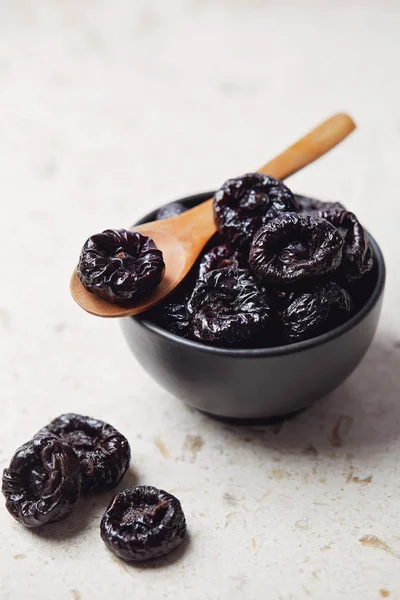 Pile of delicious prunes — Stock Photo, Image