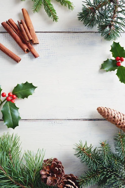 Decorazioni floreali di Natale — Foto Stock