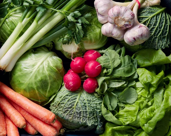 新鮮な有機野菜のクローズ アップ写真 — ストック写真