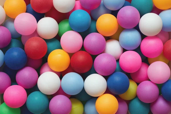 Full Frame Shot Multi Colored Balls — Stock Photo, Image