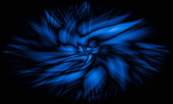 Bilgisayar soyut girdap oluşturur, ışık lifleri arkaplan