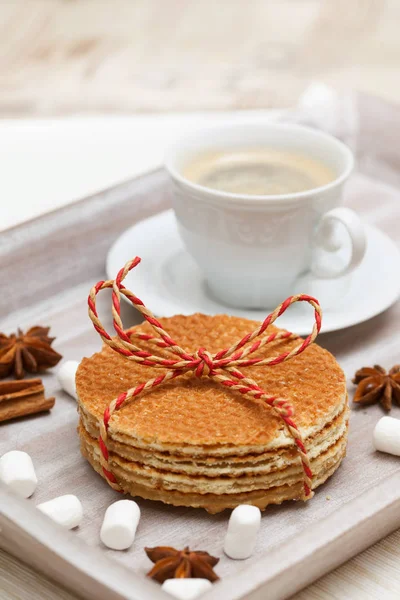 Weihnachtsplätzchen mit Marshmallows — Stockfoto