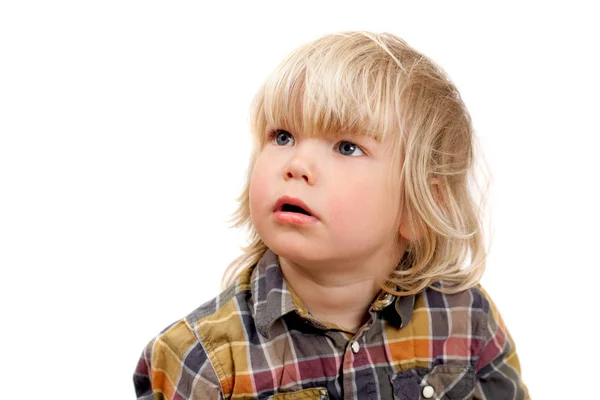 Jongen-jongetje verward — Stockfoto