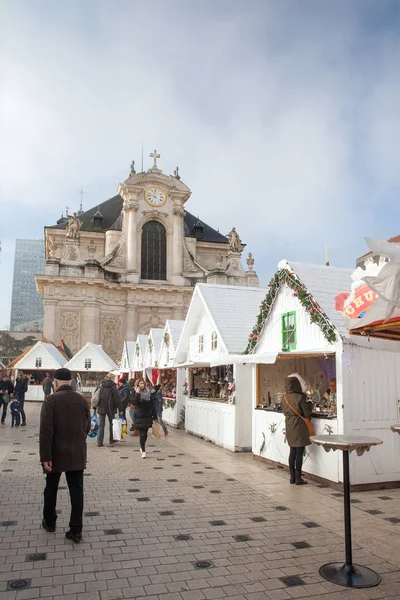Christmas street market — Stock Photo, Image