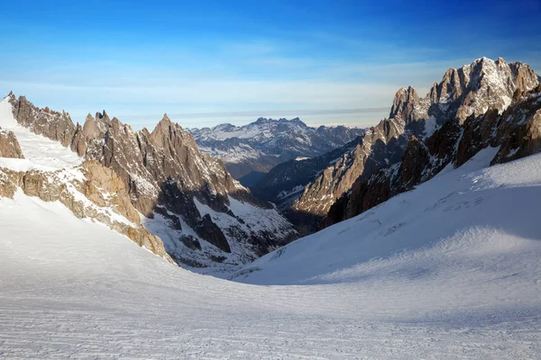 Mont blanc-massivet — Stockfoto