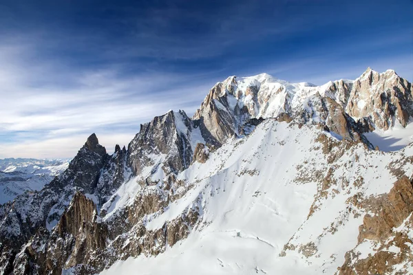 Winter Alps, Courmayeur — Stock Photo, Image