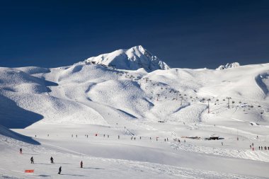 Les Arcs 'ta kayak pistleri