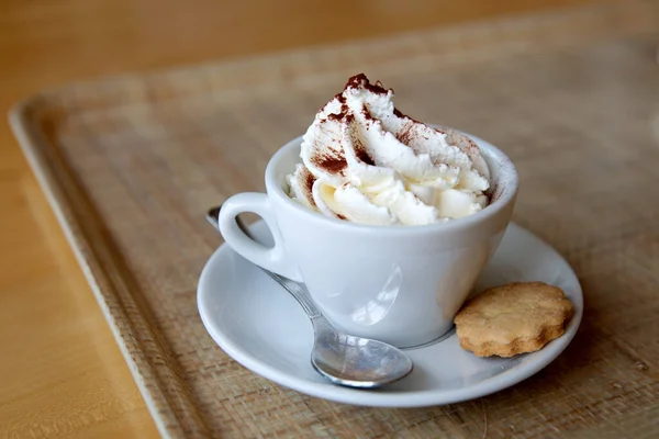 Coffee Whipped Cream — Stock Photo, Image